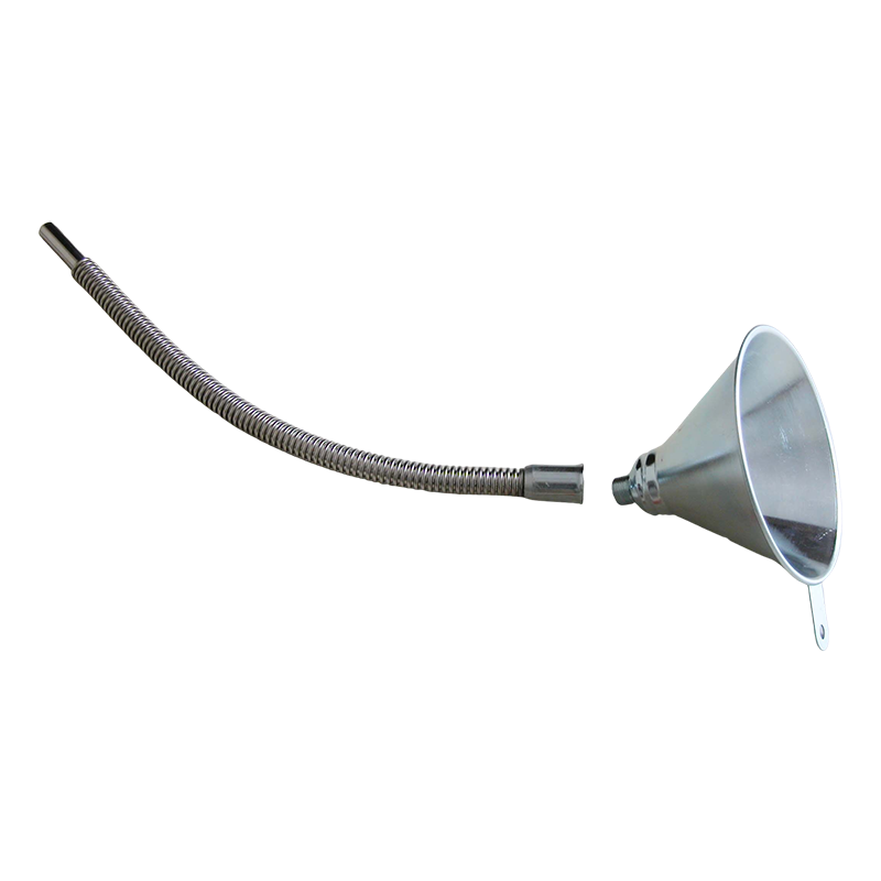 Metal Funnel with Long Flexible Spout