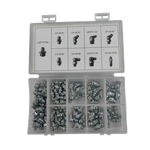 100-Piece SAE Grease Fitting Assortment Kit