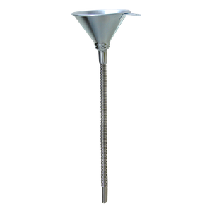 Metal Funnel with Long Flexible Spout
