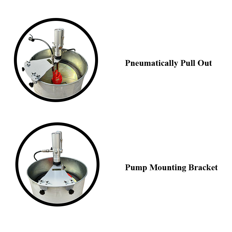 Pneumatic Grease Pump Kit for Steel Drum, Ratio 60:1