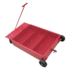 18-Gallon Low Profile Portable Waste Oil Drain Cart for Truck
