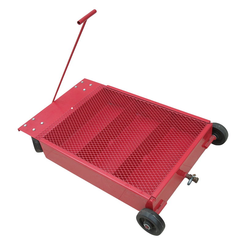 18-Gallon Low Profile Portable Waste Oil Drain Cart for Truck