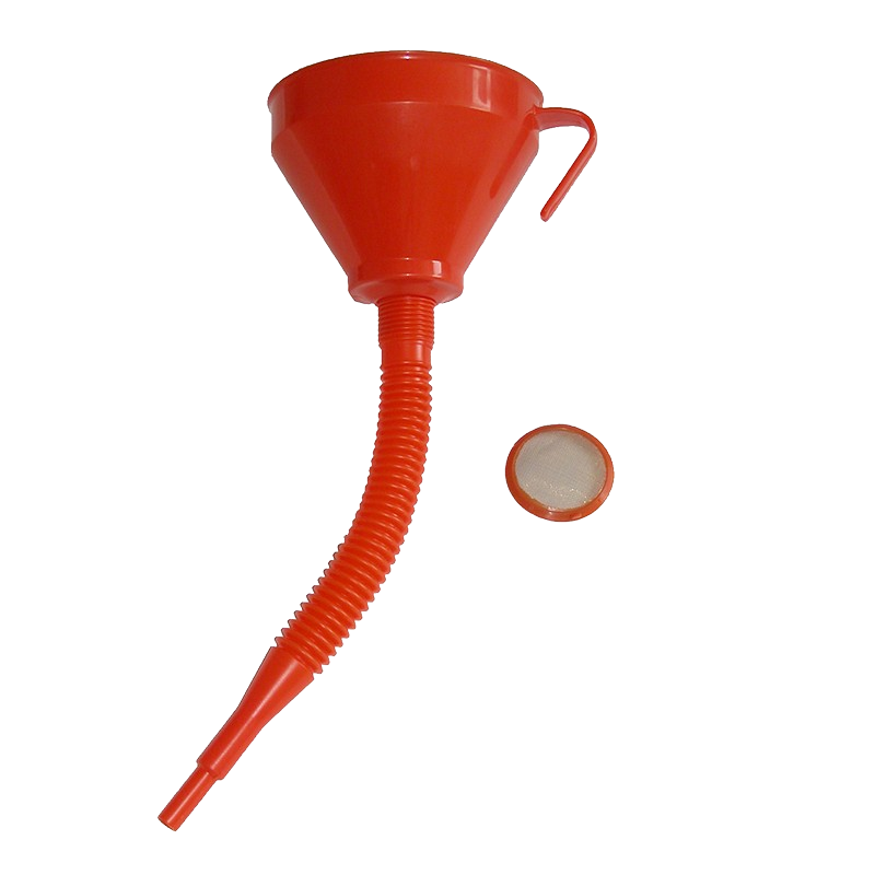 Plastic Funnel with Flexible Spout And Filter 