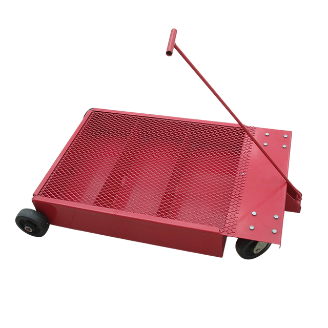18-Gallon Low Profile Portable Waste Oil Drain Cart for Truck