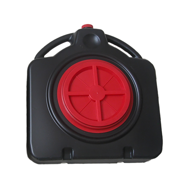 15-Quart Oil Drain Pan with Strainer and Wheels