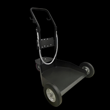 Heavy-Duty 3-Wheel Drum Trolley for 55 Gallon / 205L Drums